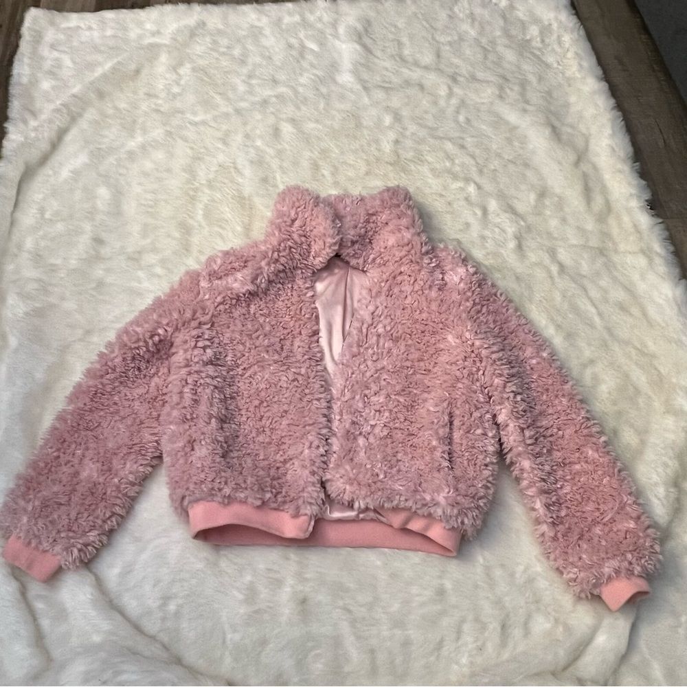 Majorelle faux fur jacket light pink - Picture 2 of 10